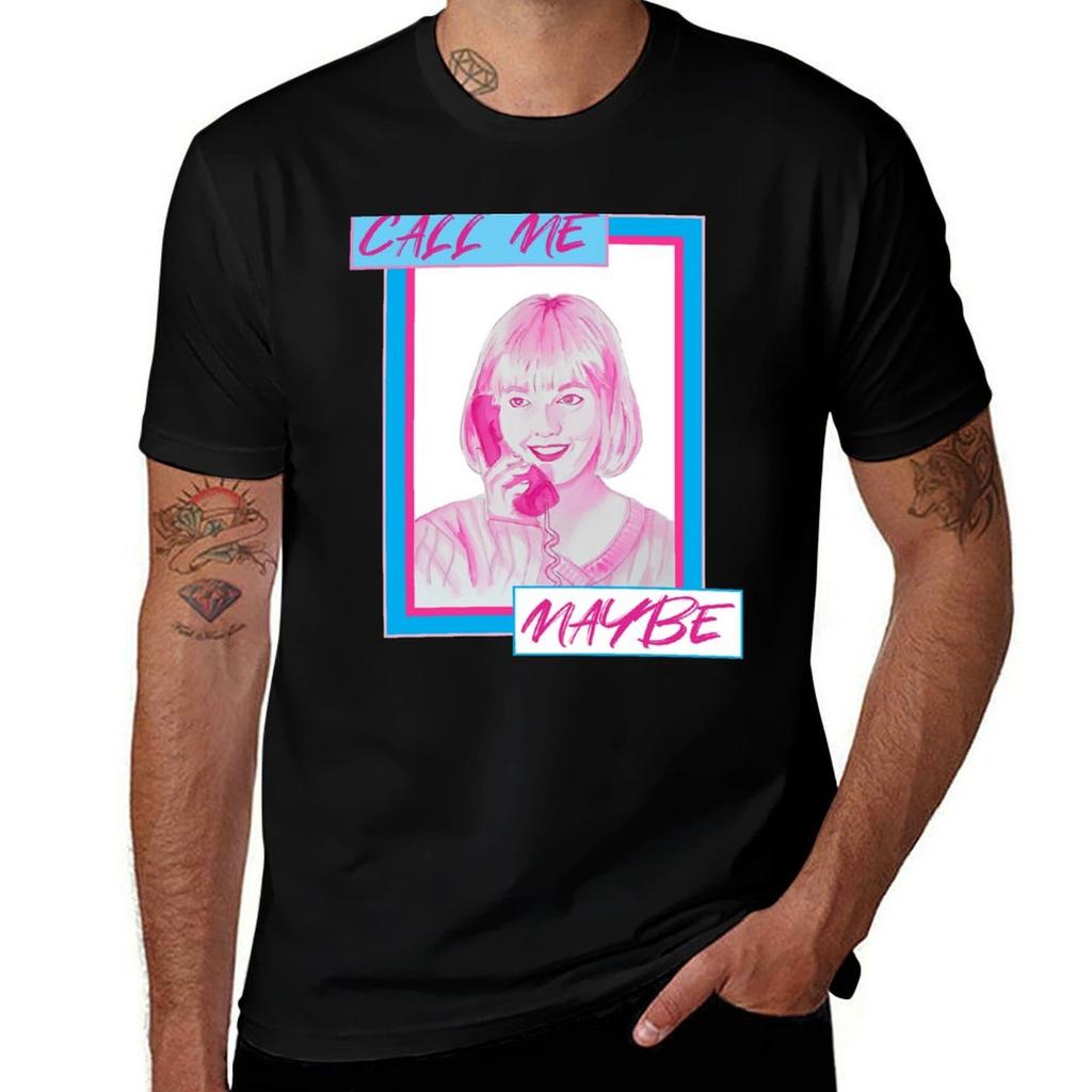 Call Me Maybe Tshirt Basic Breathable Solid Color Tshirt