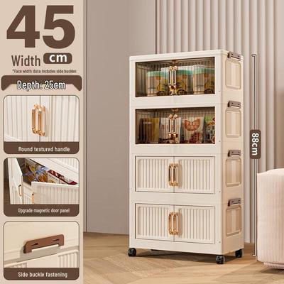 Shengbei Folding Transparent Multi-Layer Storage Cabinet