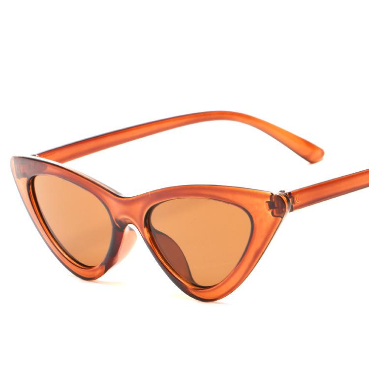 Stylishy Cat-Eye Sunglasses Women Classic Personalized Sunshade Classic Style Stylish Black Red Small Frame Triangle Female Gafas De Sol