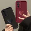 Modes silikona futrālis Samsung Galaxy A16 A06 A55 A35 A54 A34 A25 A16 A06 A05S A24 A14 A53 A36 A23 A13 A52 A71 A51 jauks 3D burvīgs sirds korpusa vāciņš