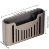 Carbon Steel Garbage Bag Storage Box Punch Free Wall-Mounted Trash Bag Extraction Box Durable Draining Cling Film Storage Rack