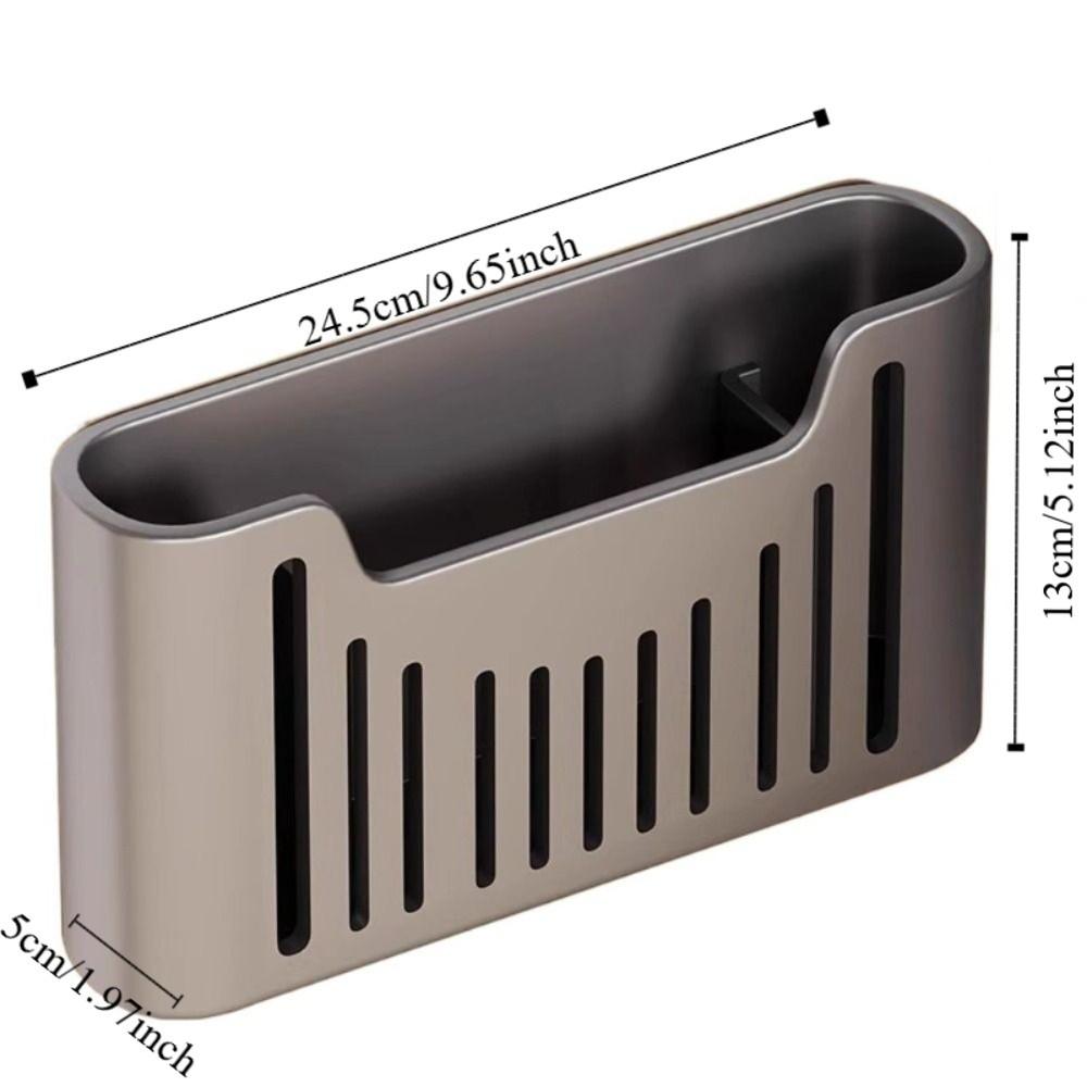 Large Capacity Kitchen Utensil Rack Punch Free Trash Bag Extraction Box  for Home