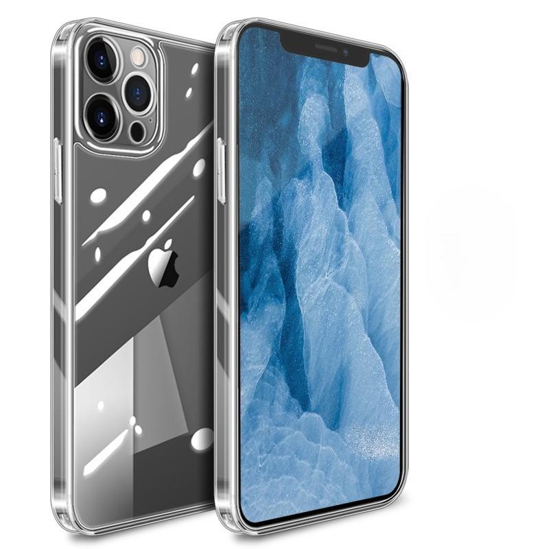 

Applicable To Apple 17 ProMax Phone Case Without Yellowing IPhone 15 New Protective Case Transparent Glass 16 Hard Case iPhone12pro