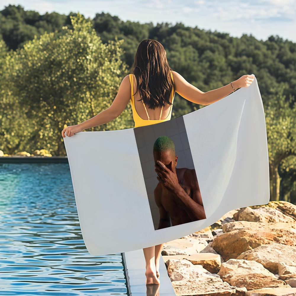 Frank Oceans Blonde Channel Orange Music Art Quick Drying Beach Towels Are Suitable For Swimming Pools Camping Yoga And The Gym