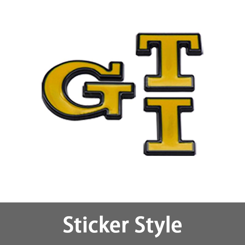 

2026 Hot For Volkswagen VW 3D Metal Car Rear Trunk Logo Sticker Grill Emblems Badge Decals For VW Golf GTI 2 3 4 5 6 8 MK2 MK3 M