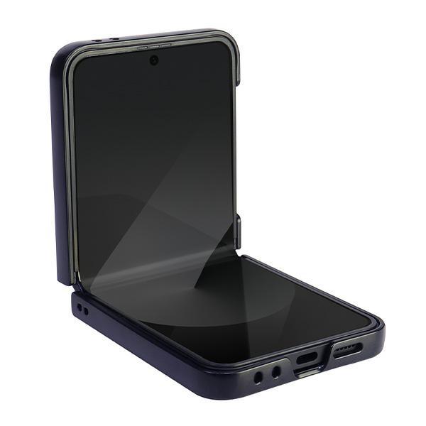 Audi Synthetic Leather Magsafe Z Flip6F741 Czarny/Black Hardcase Au-Tpupcflip6-Q5/D1-Bk