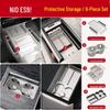 NIO ES9 Center Console Silicone Protective Pad with Full Coverage Cup Holder and Interior Storage