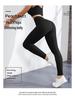 Calças de Yoga Sem Costura de Cintura Alta – Femininas com Fio de Compressão Justas para Corrida e Fitness