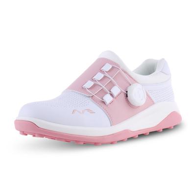 Avave V1 Auto-Lock Spikeless Women'S Golf Shoes White Pink