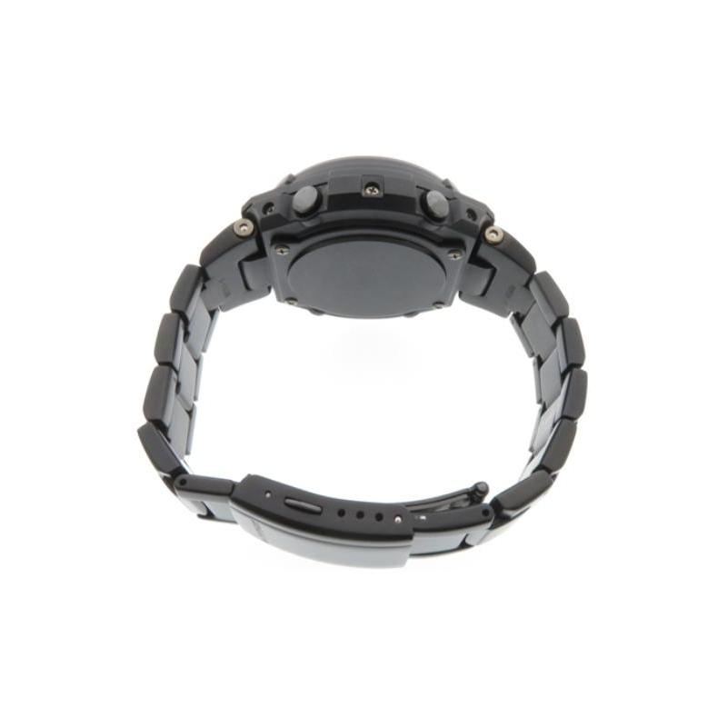 Casio G-STEEL Series-Disc Dual Display Sports Waterproof and Shockproof LED Lighting Quartz Movement Resin Strap Japanese and Korean GST-200RBG-1ER