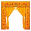 200cm Buddhist Supply Buddhism Monastery Temple Altar Embroidery Golden Buddha Obstructing Curtain Tent Entrance Cloth Curtain