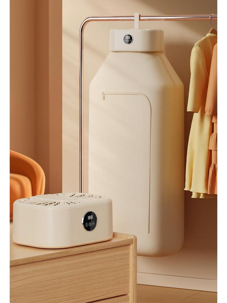 Portable Smart Clothes Dryer with Foldable Design and Sterilization, Ideal for Homes and Dorms