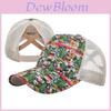 Cotton Baseball Cap With Colorful Graffiti Prints For Summer Outdoor Activities