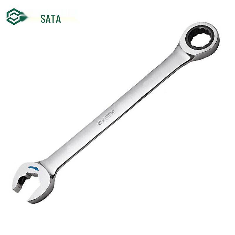 SATA Fully Polished Open-End Wrench