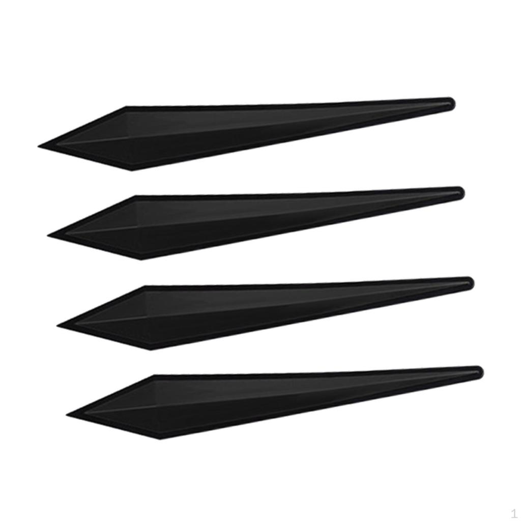 4 Pieces Car Anti Collision Strips Side Door Edge Guards Rub Vehicles Rear View Mirror