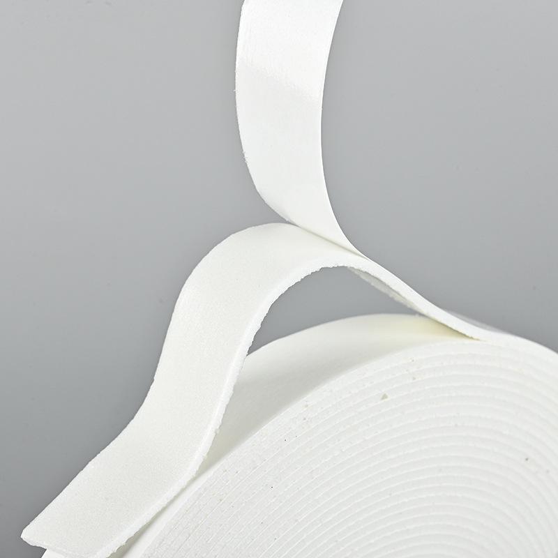 Double-Sided White Foam Tape: 568mm Width, Sound Insulation, Vibration Dampening, Sealing, Self-Adhesive