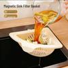 Anti-Clog Kitchen Sink Drain Basket for Dishwashing and Vegetable Rinsing