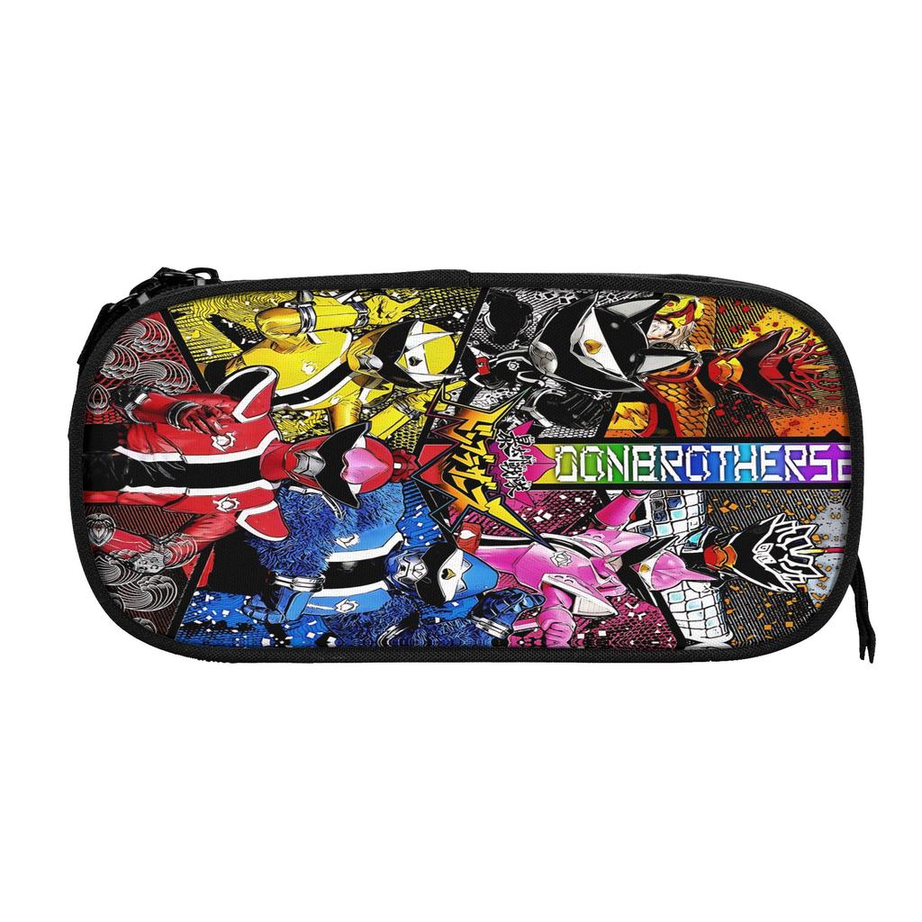 Custom Super Sentai Large Capacity Bags for Child best gift School Pencil Bag for Boys Gilrs Kids