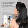 Schwarzes Rizinusöl für das Haarwachstum, pflegt die Kopfhaut und fördert gesundes Haarwachstum und Nährstoffpflege, 60 ml