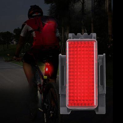 New Multifunctional Bicycle Tail Light Type-c Fast Charging Warning Light Clip Type Outdoor Night Running Light Cap Helmet Light