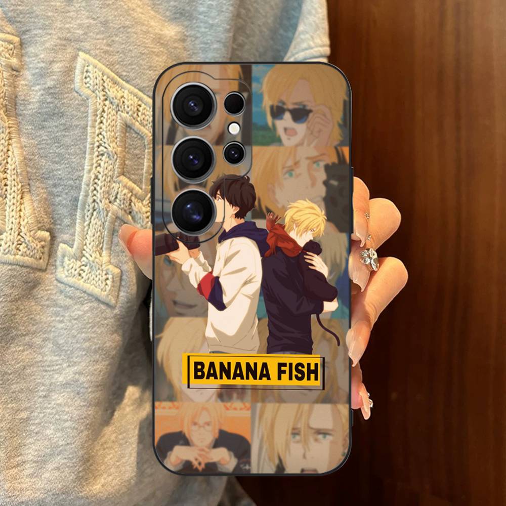 

Thrilling Anime Banana Fish Phone Case For Samsung S 24 Fe 25 Ultra Plus 20 Lite 21 30 22 23 24 22 Ultra 5G Fundas Samsung S21 plus