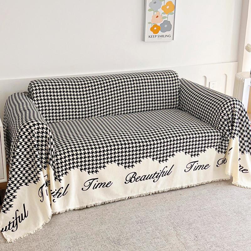 Thick Sofa Protector for Living Room Corner Sofa Sectional Sofa Soft Pet Friendly Multifunction Sofa Towel Easy-care Sofa Cover