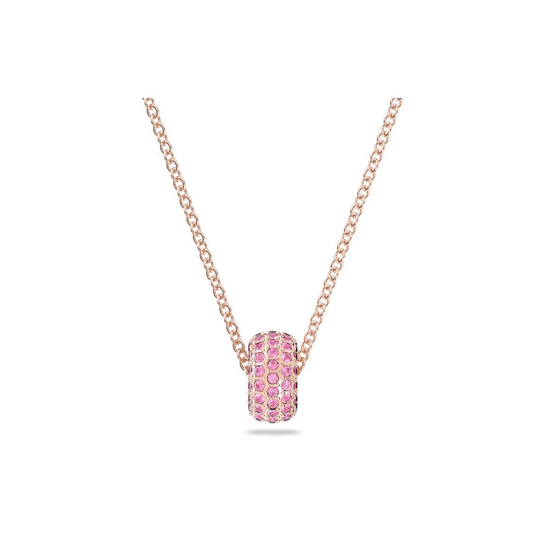 

Swarovski Dextera Stone Pendant Necklace Women necklace Rose-Gold Pink 5642887 Box+Shopping Bag (Random Color)