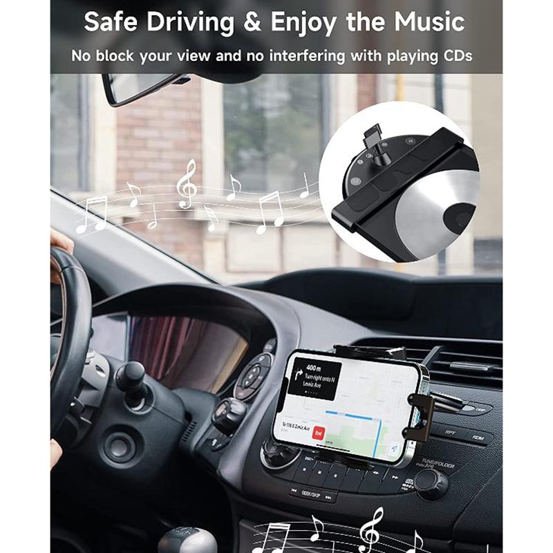 Car Cd Slot Mobile Phone Holder Accessories 17Mm Ball Head Base For Car Cd Slot Mount For Phone Gps Brackets