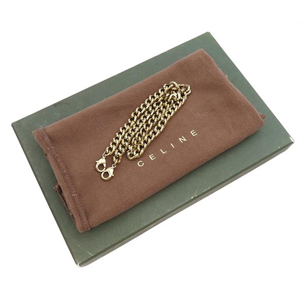 CELINE - Macadam Long WalletChain wallet canvas/leather Array