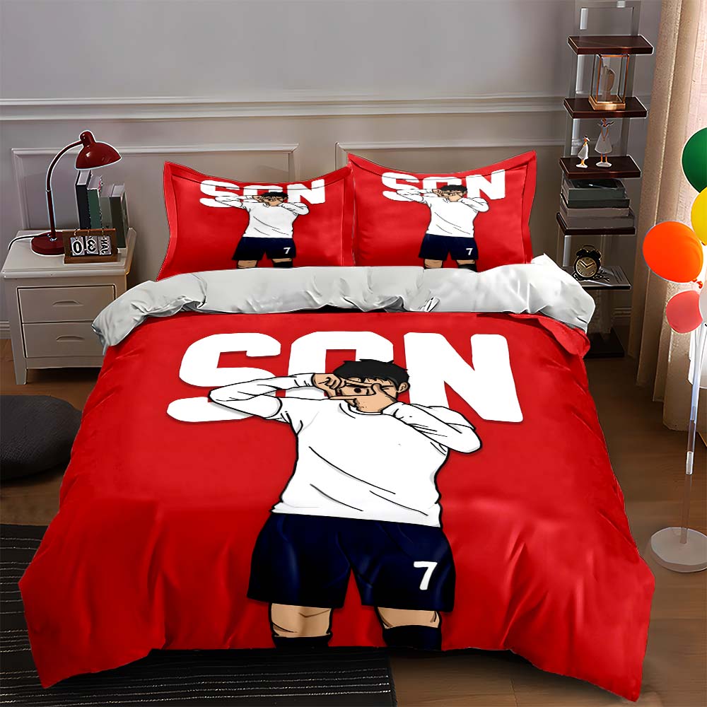 

Player illustration with text. Bedding sets Duvet cover sets Duvet covers Pillowcases(1 * Duvet Cover 2 * Pillowcases, without duvet insert) 135x200cm