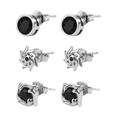 Punk Party Street Wear Sun Women Korean  Earrings Polaris Stud Earrings Fashion Design Men Jewelry