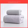 Coral Fleece Towel Set With Solid Color For Home Use And Gift Giving