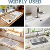 1pc Sink Round Ring Overflow Spare Cover Spilled Water Ring Plastic Chrome Trim Bathroom Supplies Ceramic Basin