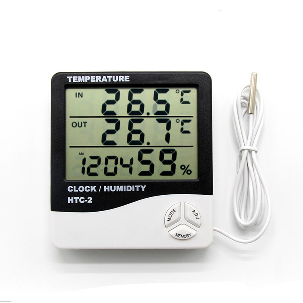 HTC-2 Precision Thermometer Indoor And Outdoor Digital Display Electronic Temperature And Humidity Meter