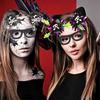 (Skull type A)Halloween Glasses Festive Glasses Tinsel Halloween Party Decorations Halloween Gift Unique