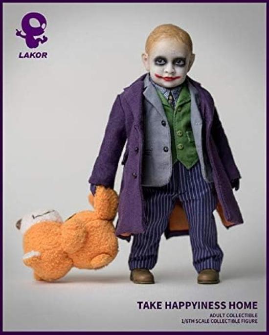 World Box Laker Baby Scale Figure Joker Baby The Dark Knight Movie Child Figure Baby Joker Toy 1/6 2.0
