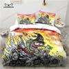 3D Print Fashion Rat Fink Bedding Set,Duvet Cover Comforter Bed Set Quilt Cover Pillowcase,King Queen Twin Size Boys Girls Adult