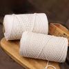 50/100M Macrame Cord Thread Beige Craft Cord New Macrame Rope  Home Decor
