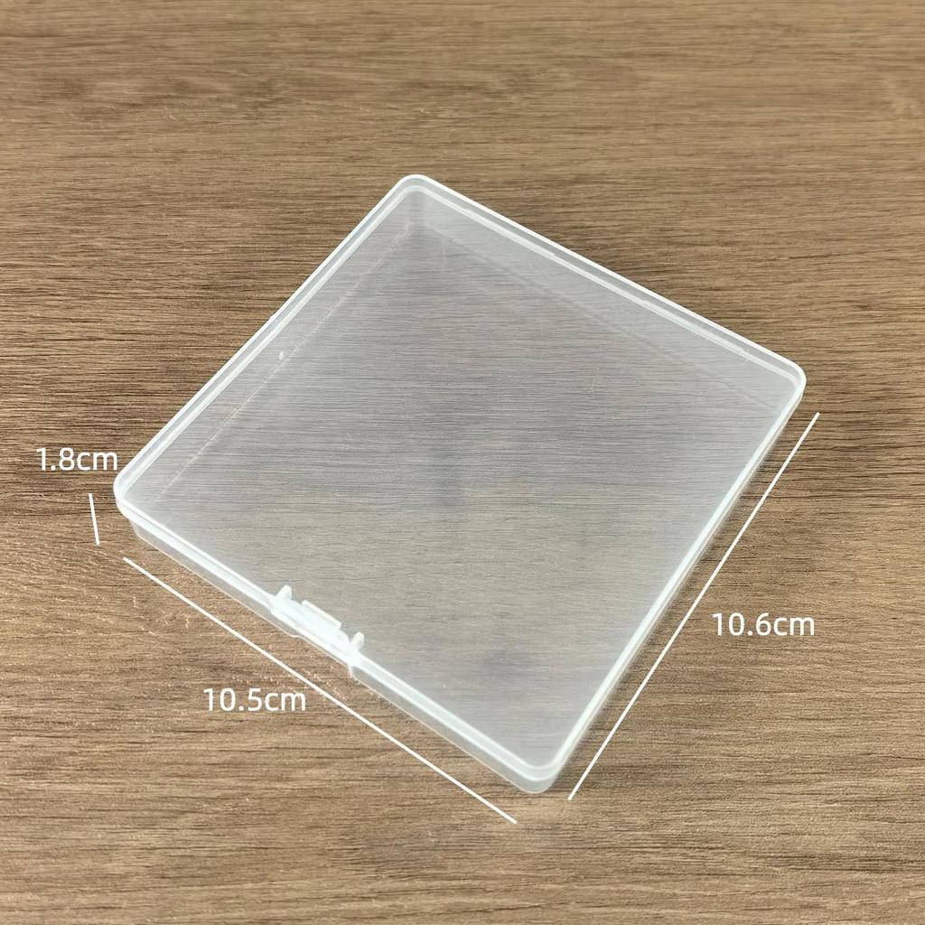 Transparente Ultra-Dünne 1,7 cm Rechteckige Schmuckschatulle mit Deckel