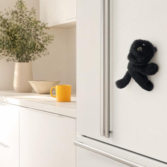 Magnetic Plush Toy Cute Stuffed Animal Fridge Magnet Strong Magnet Decor