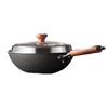 Chuidahuang 34cm Cast Iron Wok