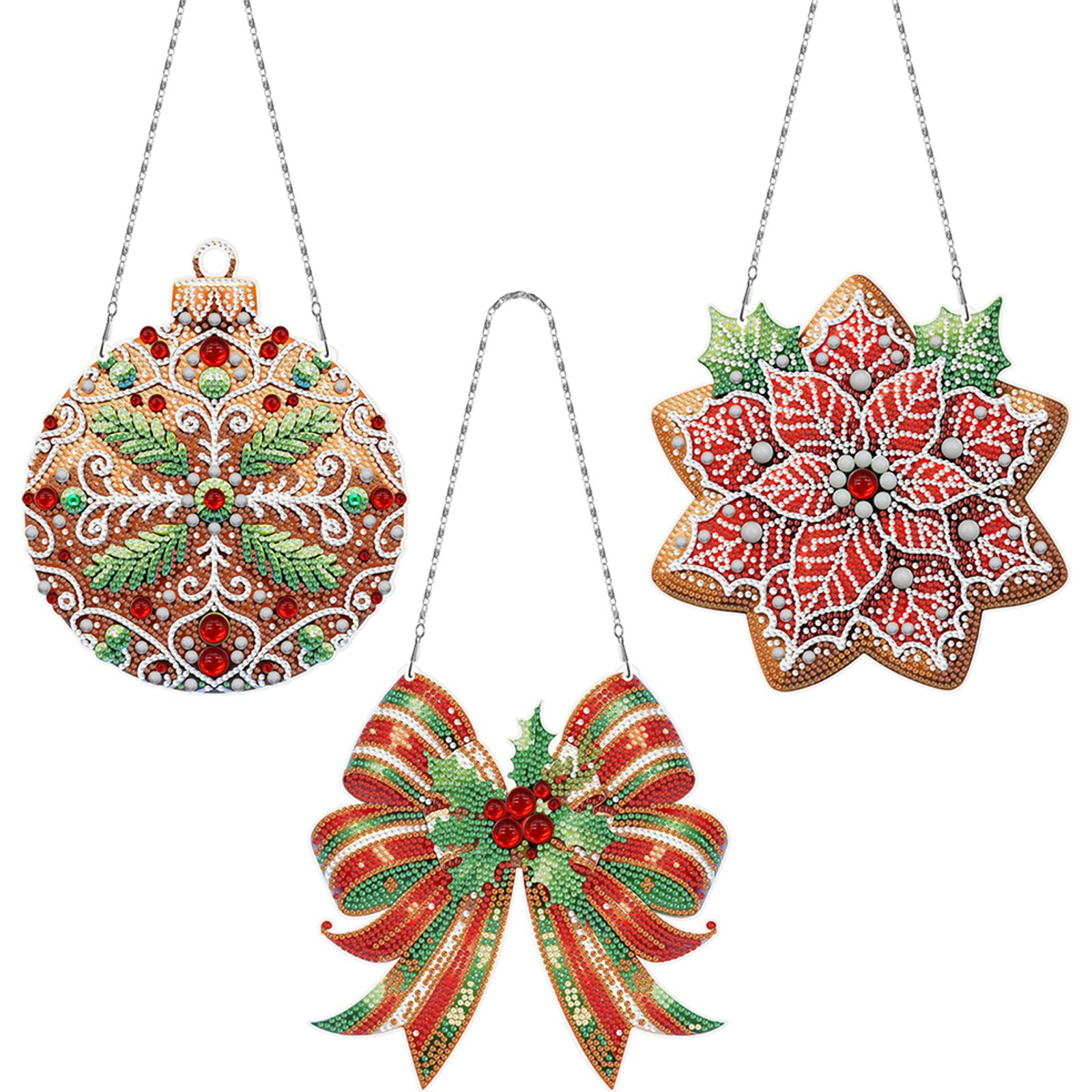 

3 шт. Акриловый Рождественский Гоблин Алмазная Живопись Подвеска Алмазная Живопись Декор DIY Алмазное Искусство Подвеска Набор для Искусства и Ремесел