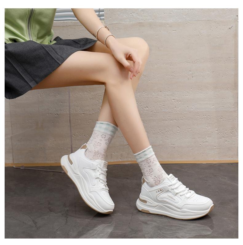 Fashion Autumn New Women Sneakers Suede Genuine Leather Casual Shoes Lace Up Oxford Shoes for Women Zapatillas Hombre