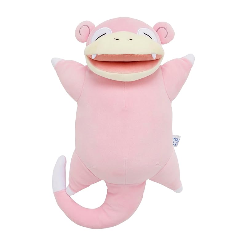 Pokémon Center Original Mochi Plush Toy: Pokémon Sleep - Sleeping Slowpoke 38 x 27 x 15 cm (H x W x D)