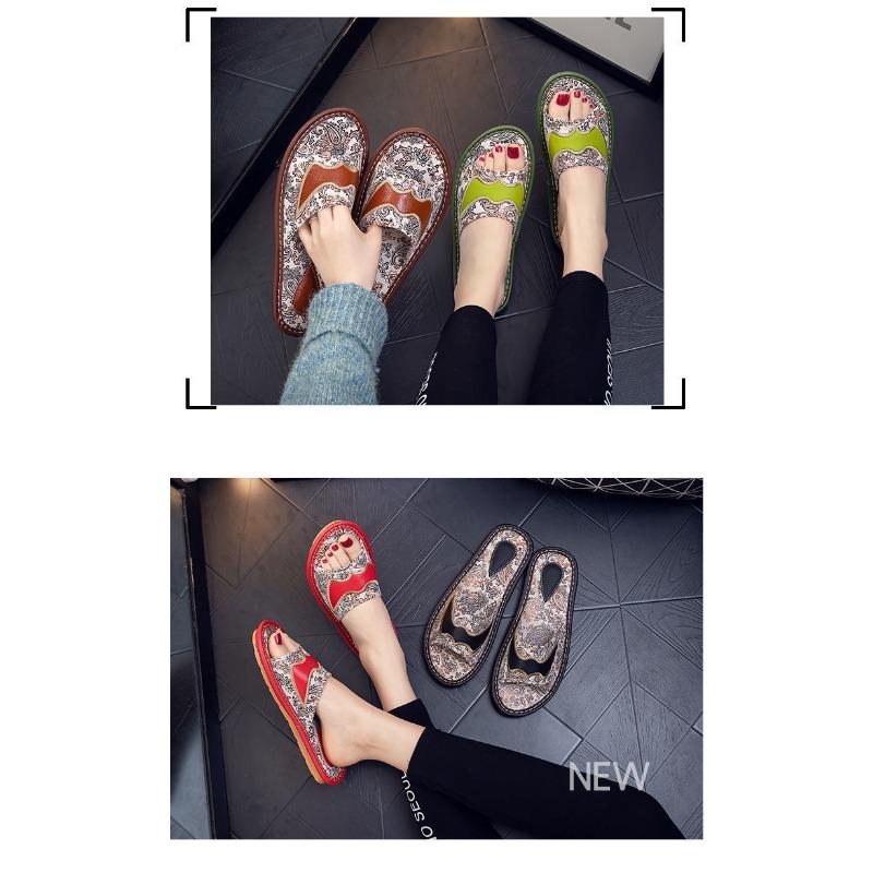 Vintage Summer Women's Non-slip Soft-soled Slippers