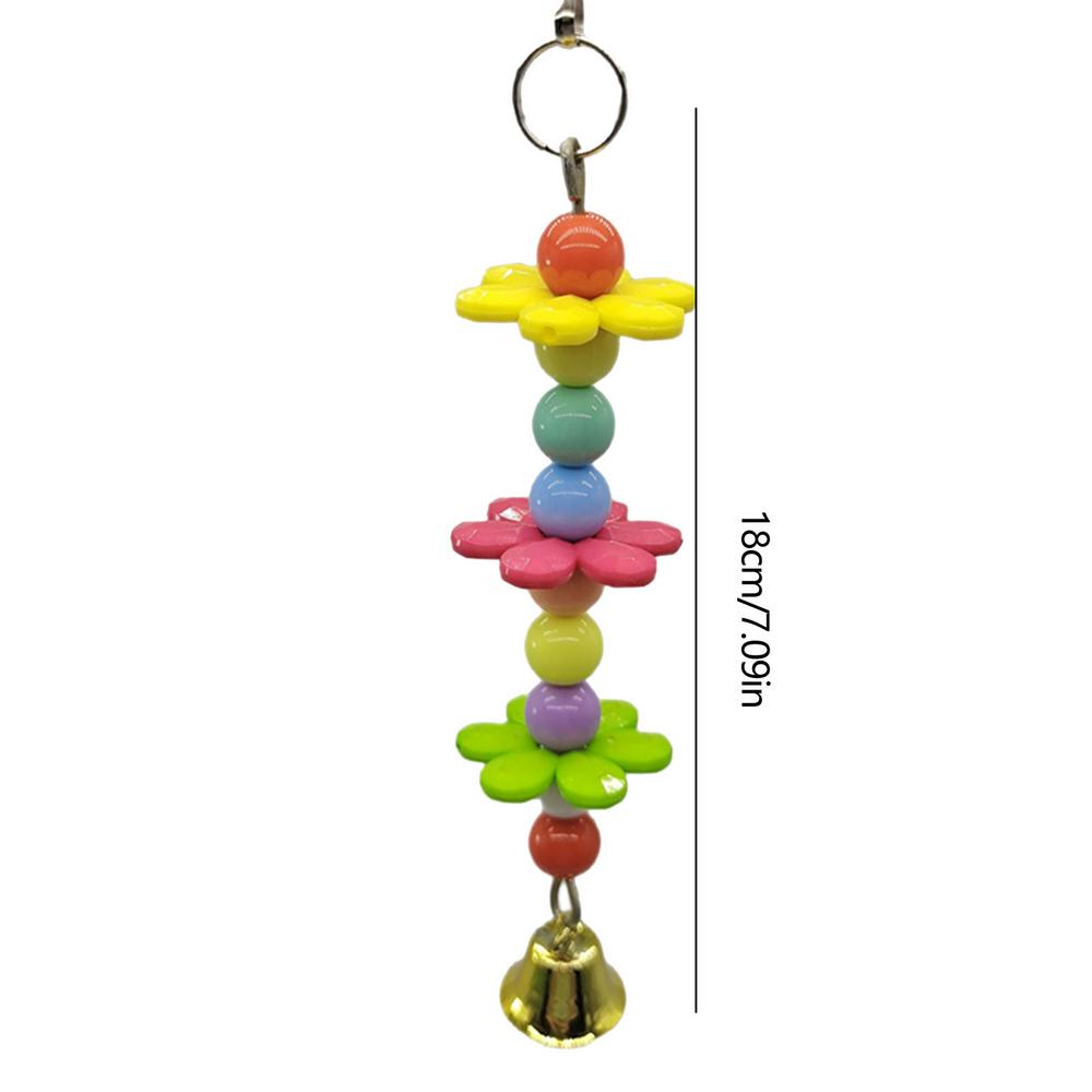 Bird Cage Toys Acrylic Bite Resistant Parrot Toys Hangable Bird Toy Bird Chew Toys For Exploring Relaxing Entertainment Playing