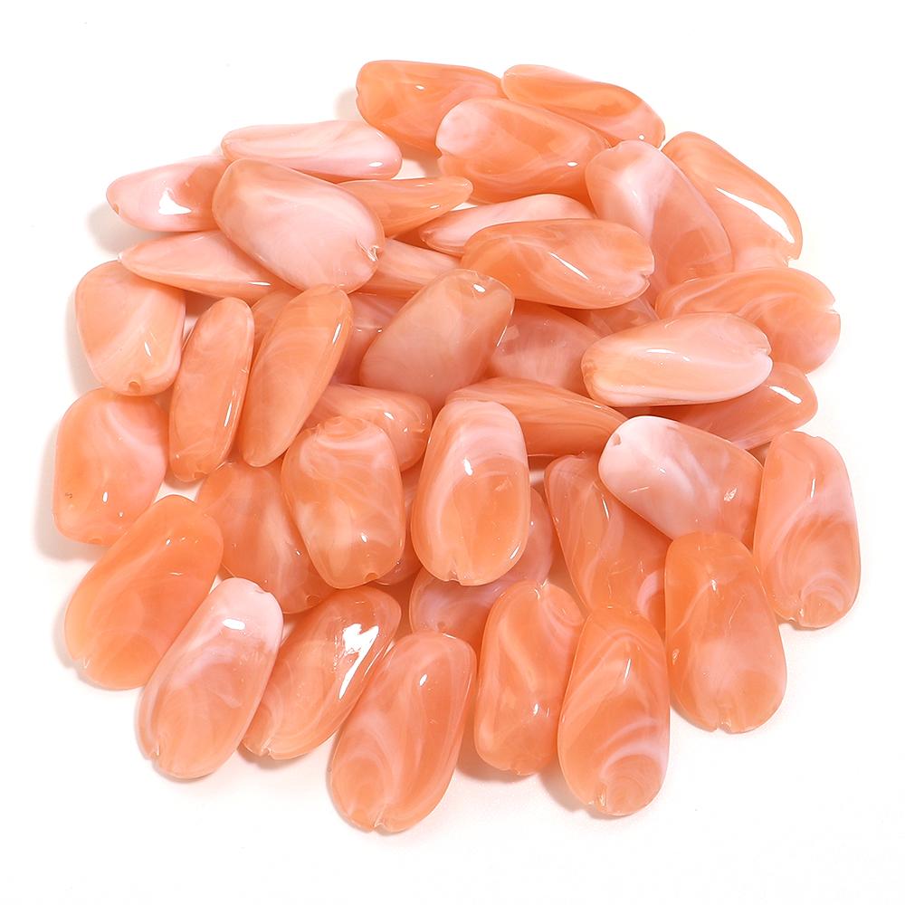 30pcs/lot Dual Color Irregular Beads Cloud Colored Acrylic Beads Loose Spacer Bead For DIY Charms Bracelet Earrings Accessories