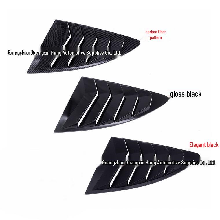 

GT86/BRZ Rear Quarter Window Side Vents & Louvers Sticker Matte Black