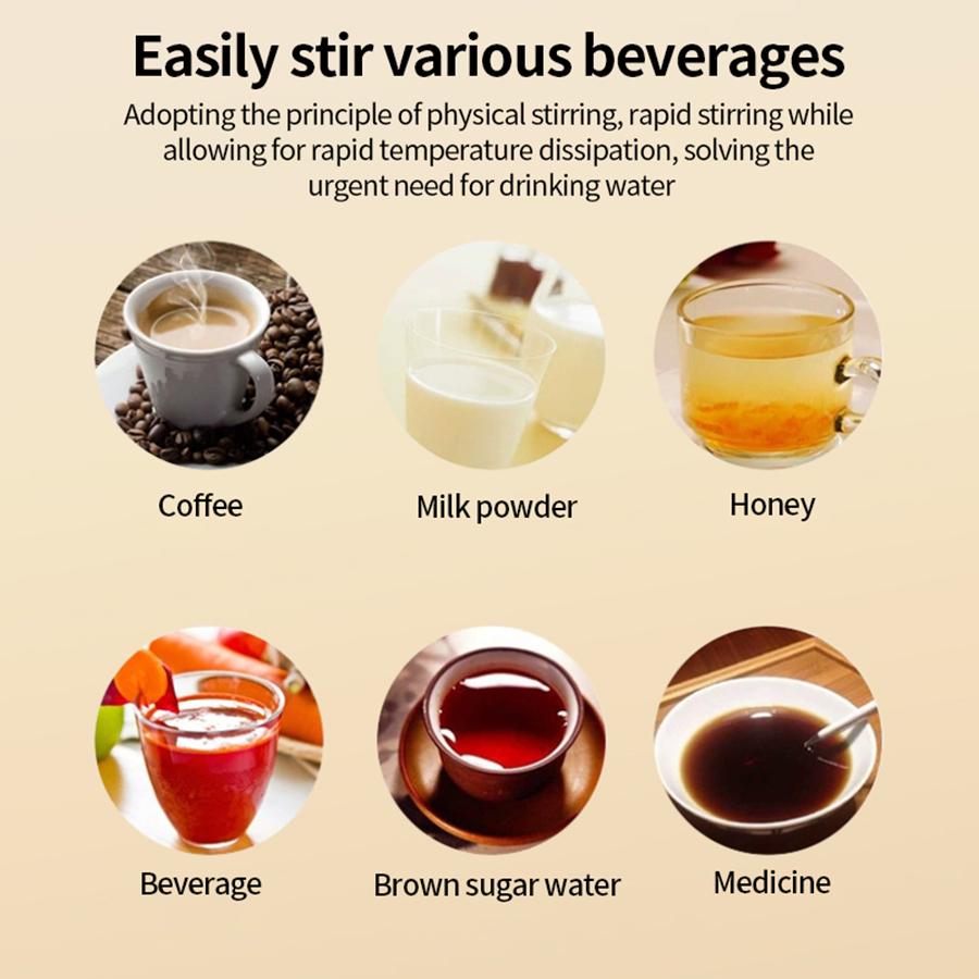 A rechargeable electric mixing cup with LCD digital display, convenient for brewing and suitable for easy mixing of various beve