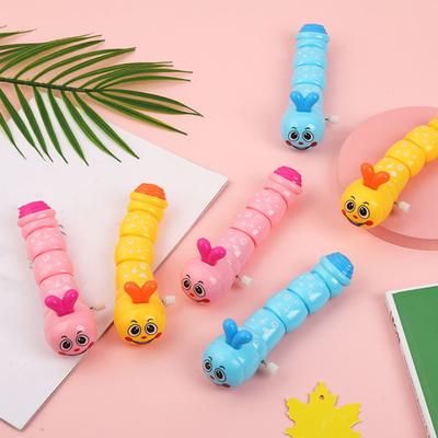 Wind-up Caterpillar Toy Cartoon Caterpillar Crawling Toy Toddlers Boys Girls Educational Interactive Spring Clockwork Animal Toy